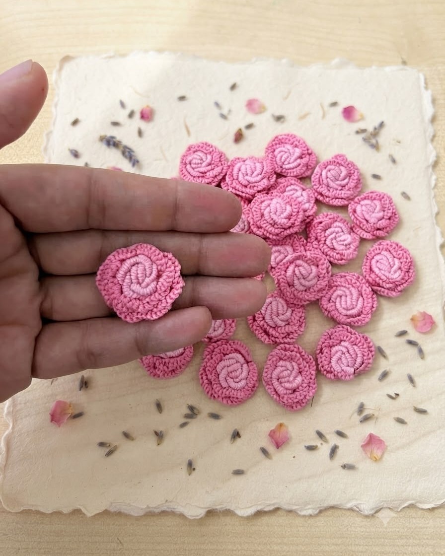 Pink Bullion Roses, Set of 24