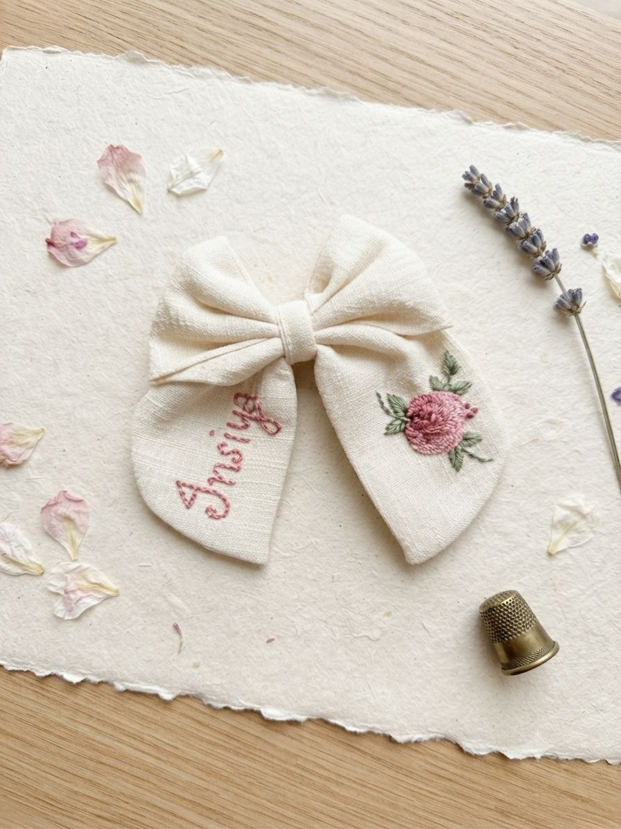 Insiya — Personalised Name Bow