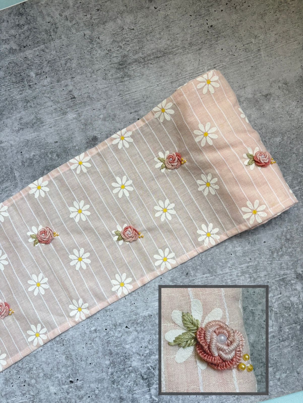 Blush Daisy Rose Belt