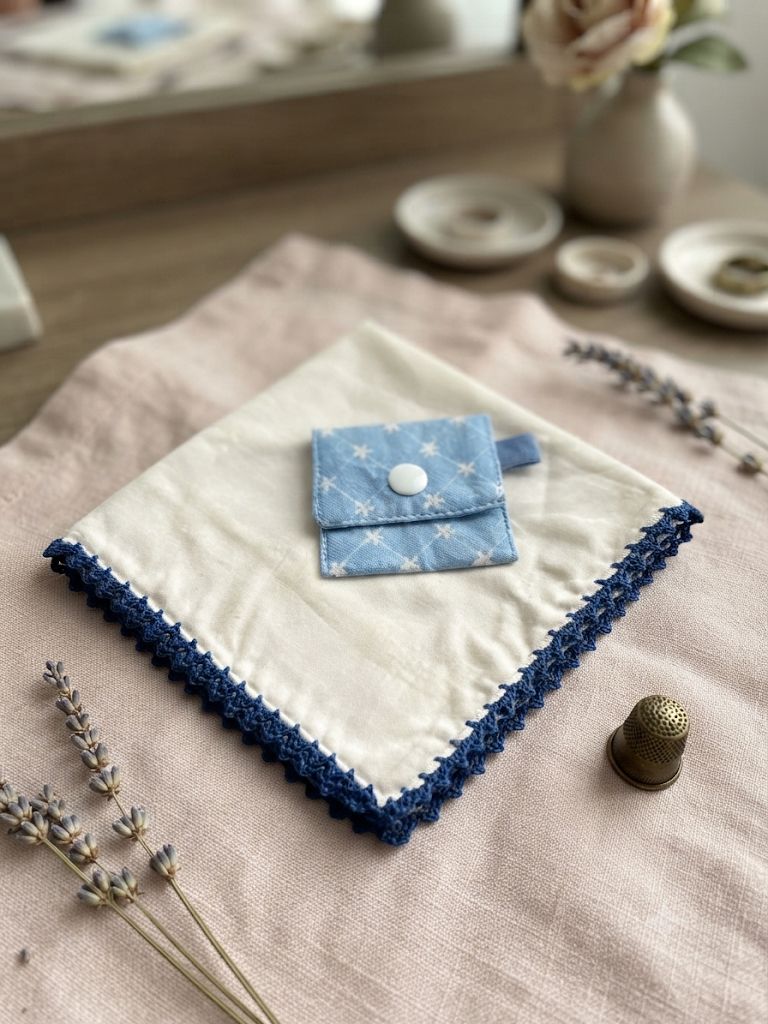 Crochet-Edged Handkerchief