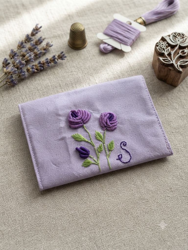 Lavender Rose Pouch