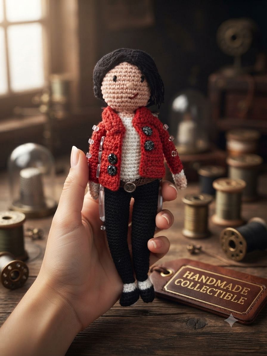 Pop Star Crochet Doll