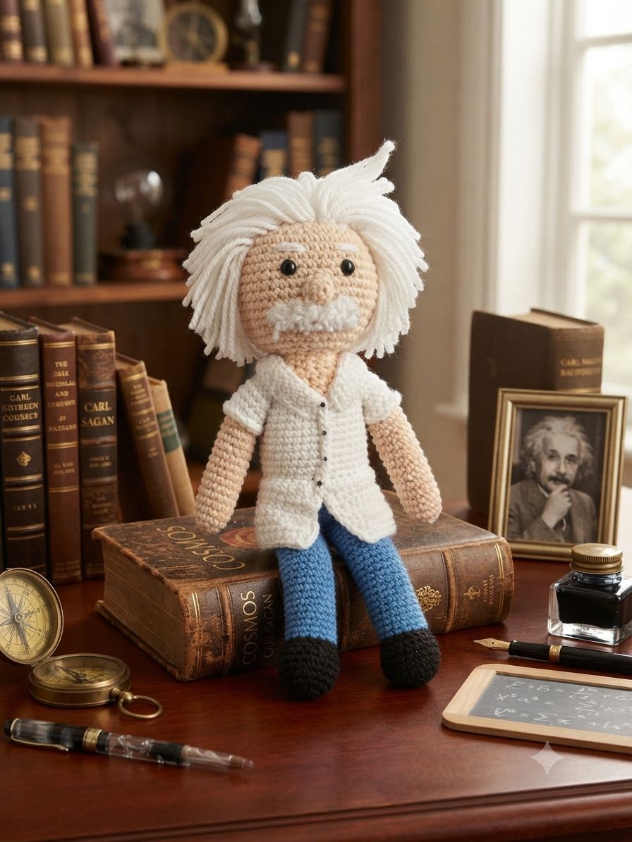 Professor Crochet Doll