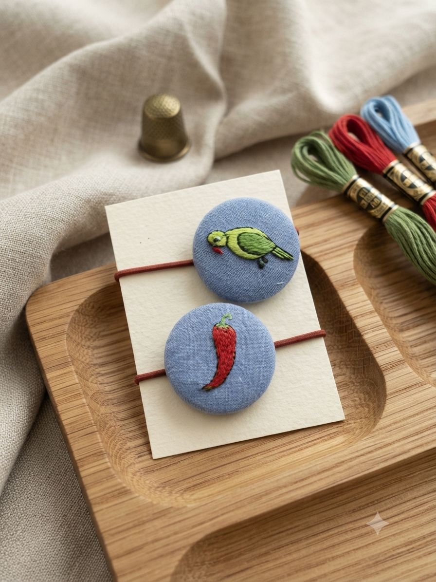 Rubber Bands — Pair of 2 (Parrot & Chilli)